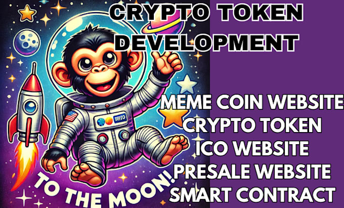 Gig Preview - Build meme coin token website, meme coin landing page, solana meme coin, pumpfun