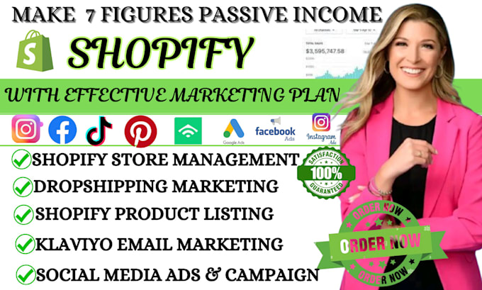 Bestseller - do complete shopify marketing, shopify promotion, shopify sales, sales funnel