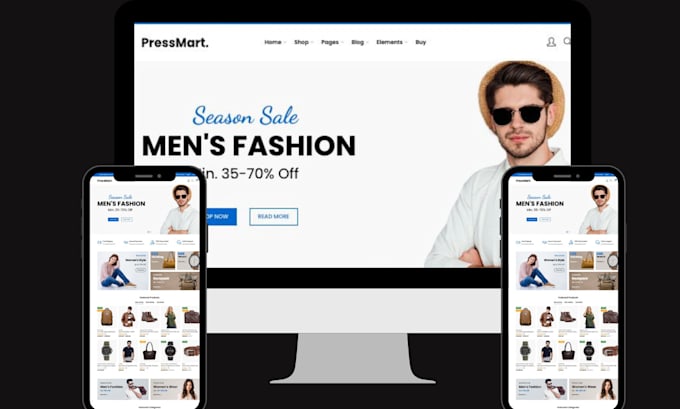 Gig Preview - Design a modern clothing, fashion shopify store clothing website clothing store