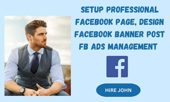 Bestseller - setup professional facebook page, design page banner, post fb ads management