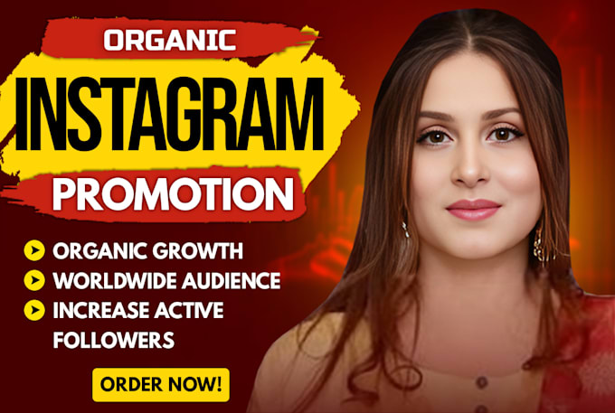 Gig Preview - Do instagram promotion for super fast organic growth