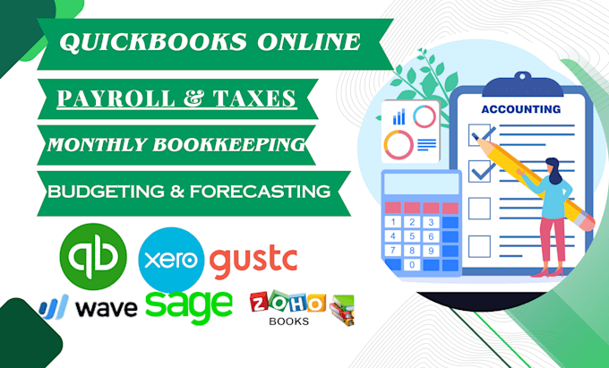 Gig Preview - Streamline your bookkeeping and payroll  with quickbooks online and xero