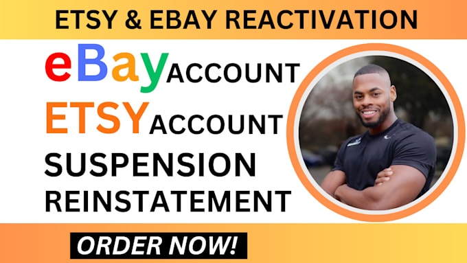 Gig Preview - Ebay reinstatement ebay restriction etsy account reinstatement etsy suspension