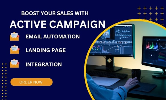 Gig Preview - Build your activecampaign automation and email automation