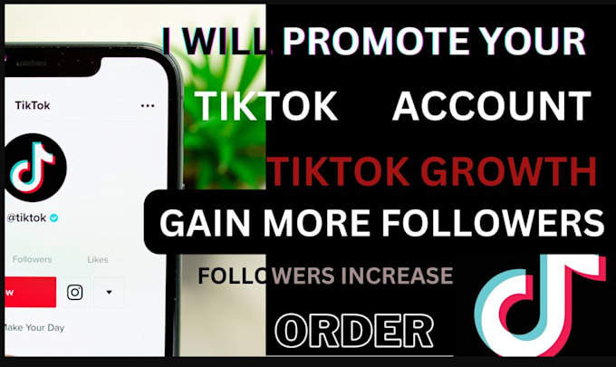 Gig Preview - Tiktok promotion skyrocket tiktok growth to real non drop organic followers