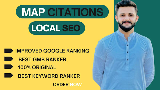 Gig Preview - Do white hat citations backlinks for local SEO