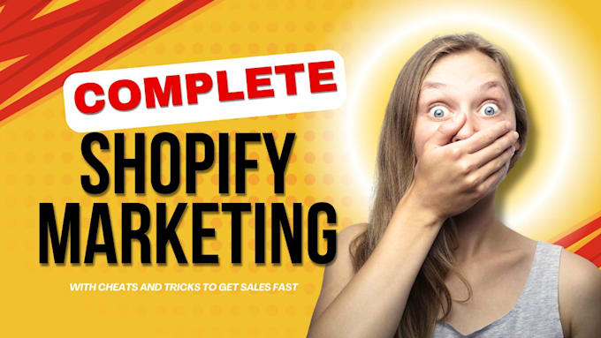 Gig Preview - Do shopify marketing to increase shopify sales shopify promotion shopify manager