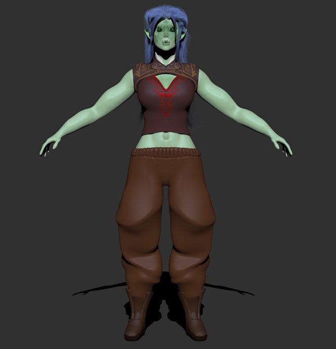 Gig Preview - Do beautifull 3d characters for you