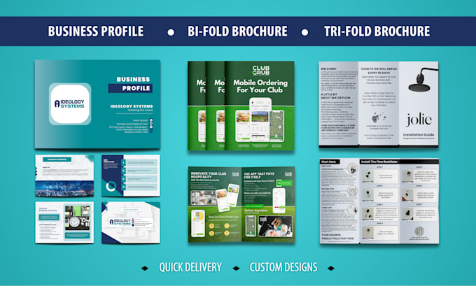 Gig Preview - Design professional business profile, bifold brochure, and trifold brochure