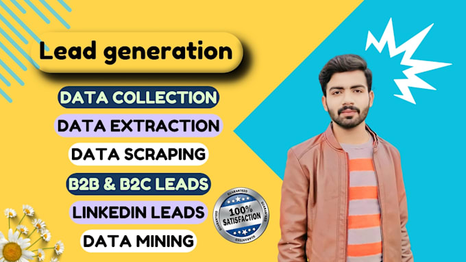 Gig Preview - Do data collection lead generation data mining data extraction scraping