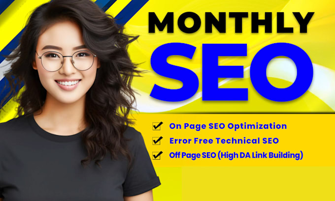 Gig Preview - Provide complete monthly SEO service with keyword research, onpage and off page