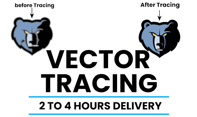 Gig Preview - Vector tracing, replicate, logo to vector, image to vector