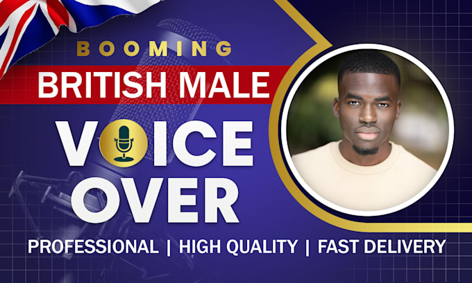 Bestseller - record a deep professional british male voice over