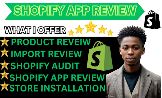 Gig Preview - Audit shopify app with shopify stores app review test audit to boost conversion