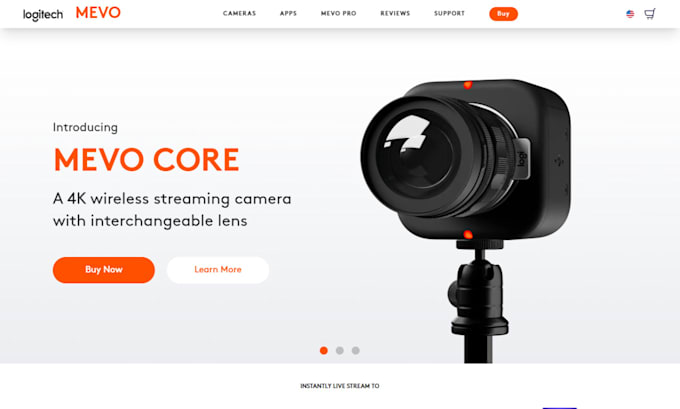 Gig Preview - Design camera shopify canon nikon store webcam camera website cctv drone store