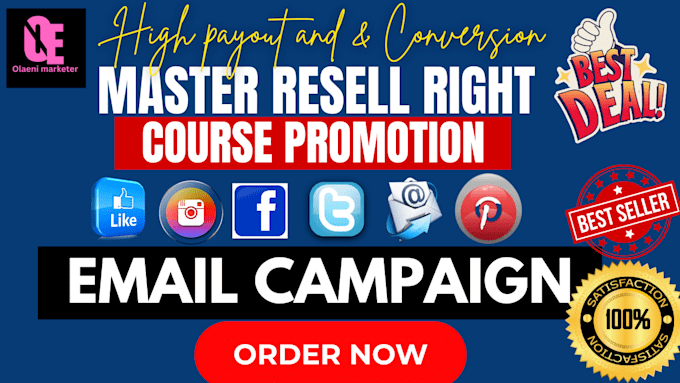 Gig Preview - Make high conversion master resell right with email campaign