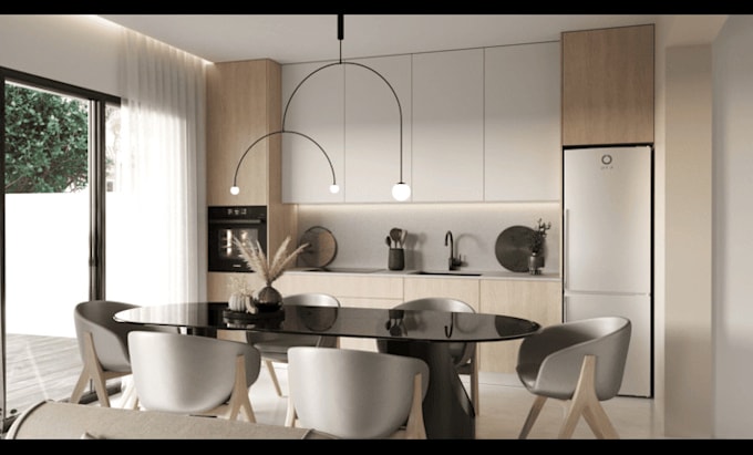 Gig Preview - Do photorealistic 3d render of architecture and interior design for your project