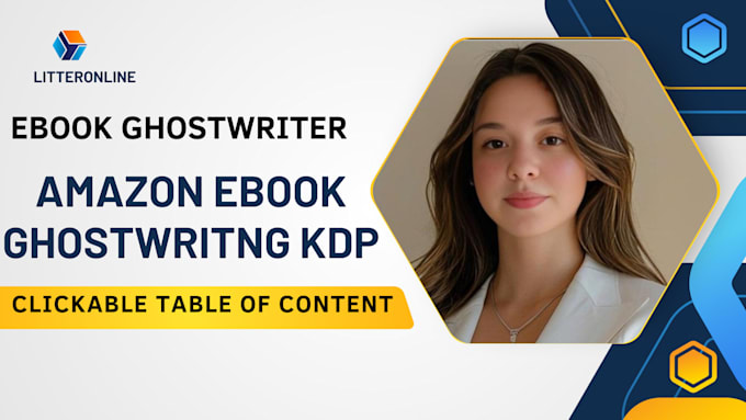 Gig Preview - Be your ebook ghostwriter KDP ghostwriter non fiction ghostwriter amazon KDP