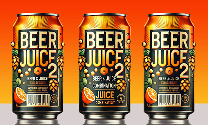 Gig Preview - Do design energy drinks, can, beer, juice, soda, or bottle labels