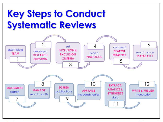 Gig Preview - Conduct comprehensive prisma guided systematic reviews and meta analysi