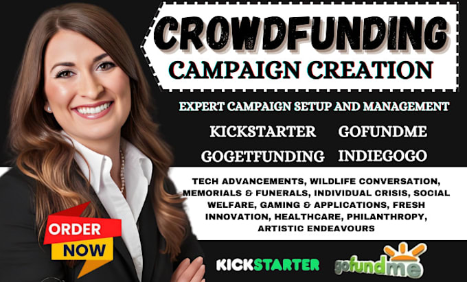 Bestseller - do crowdfunding campaign creation gofundme crowdfunding campaign promotion