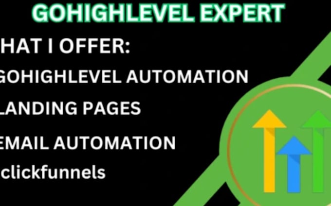 Gig Preview - Design your gohighlevel website and gohighlevel email automation