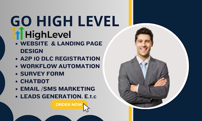 Gig Preview - A2p 10dlc registration go high level automation gohighlevel clickfunnel