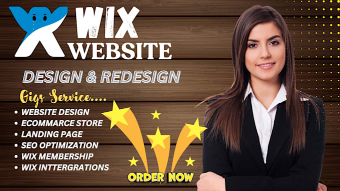 Gig Preview - Do wix website design and wix  business website or webflow website