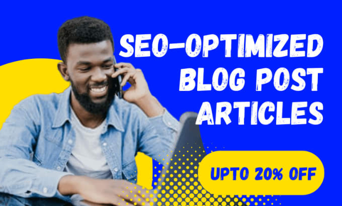 Gig Preview - Write SEO blog post articles for your blog or website