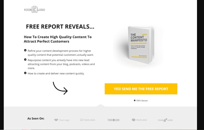 Gig Preview - Build clickfunnels landing page, clickfunnel sales funnel