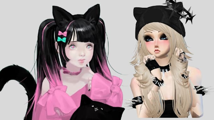 Gig Preview - Do custom vrc avatar, vrchat avatar, furry avatar for quest and pc compatible