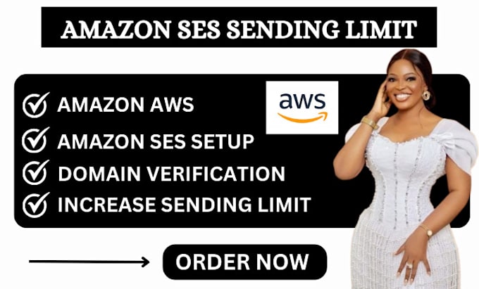 Gig Preview - Setup amazon ses with 50k sending limit domain verification