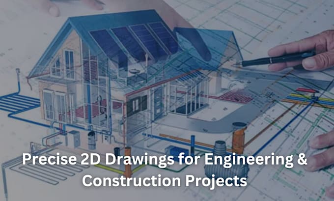 Gig Preview - Deliver clear and precise 2d drawings for engineering and construction