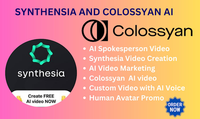 Gig Preview - Create ai video with colossyan ai, synthesia aiand filki ai and custom videos