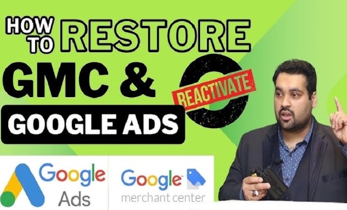 Gig Preview - Solve gtin errors, g0ogle merchant center suspension, gmc, google ads campaign