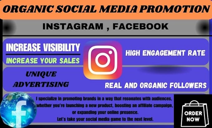 Bestseller - promote facebook and instagram page, get visibility, followers engagement, likes