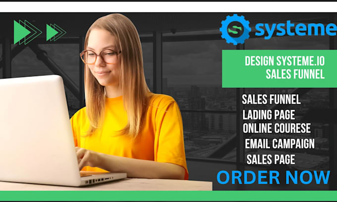 Bestseller - create systeme io sales funnel systeme io landing page