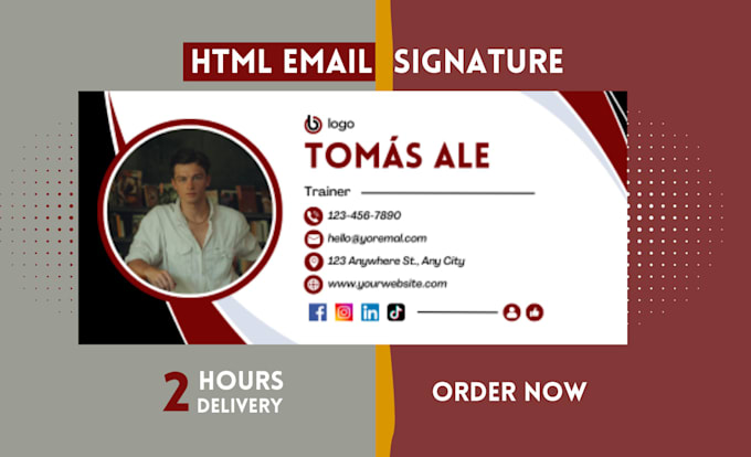 Gig Preview - Clickable HTML email signature for gmail