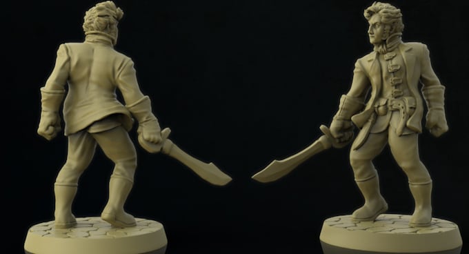 Gig Preview - Design digital 3d miniature stl,tabletop game toy 3d model,warhammer 3d printing