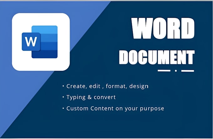 Gig Preview - Design, format, edit, create ms word document