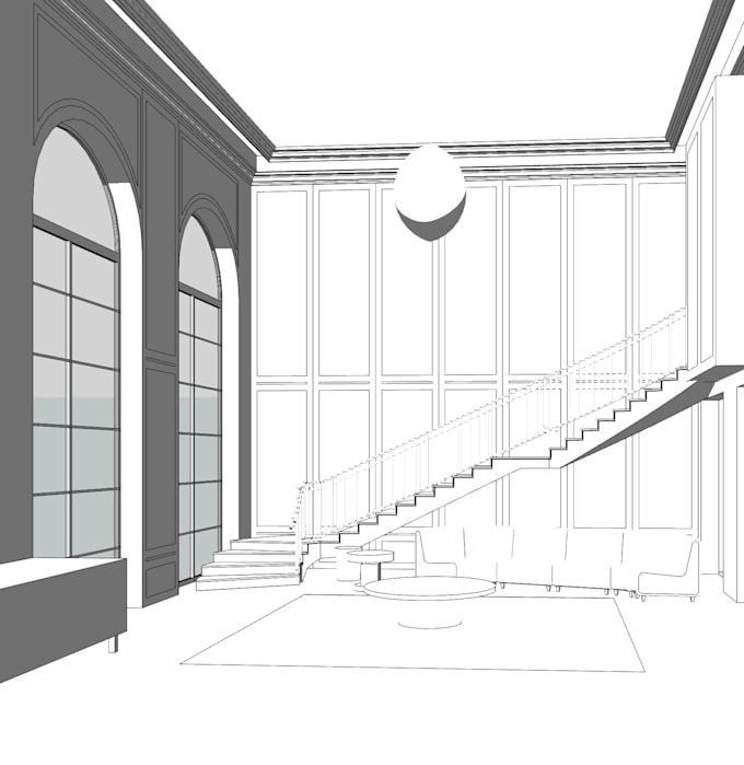 Gig Preview - Create interior renders in archicad