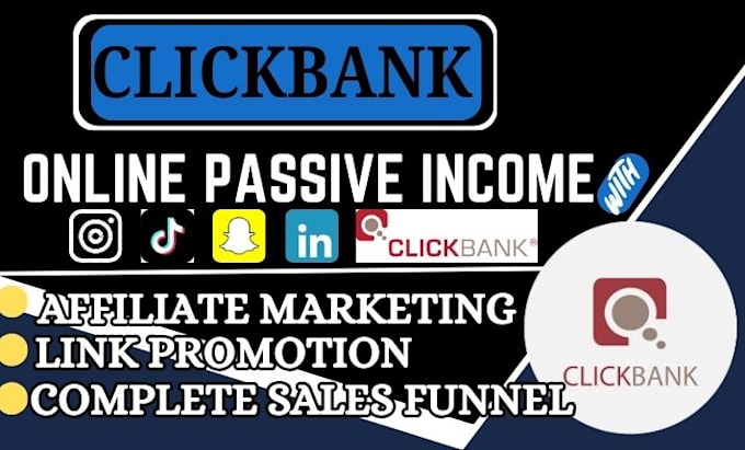 Gig Preview - Build clickbank amazon website with affiliate marketing, link promotion