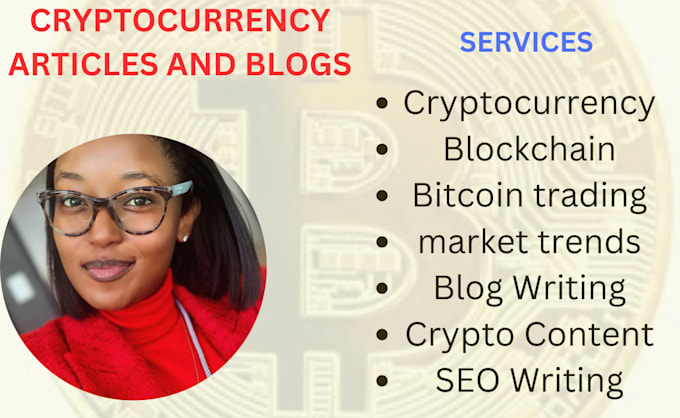 Gig Preview - Write SEO friendly cryptocurrency and blockchain articles