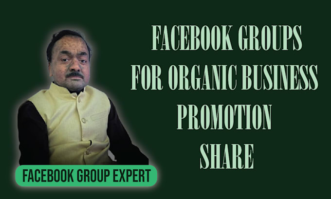 Gig Preview - Facebook groups for organic business promotion share