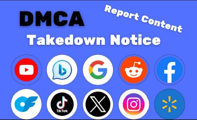 Bestseller - send dmca takedown notice to delete defaming illegal content from all dmca