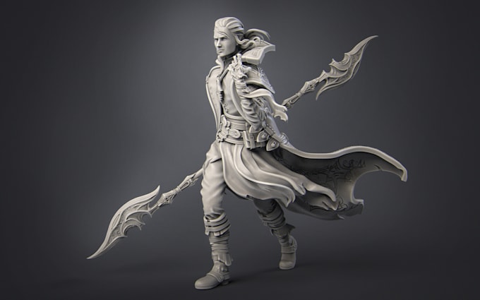 Bestseller - design stl tabletop miniature for printing,3d action figurine ,mtl,wow 3d figure