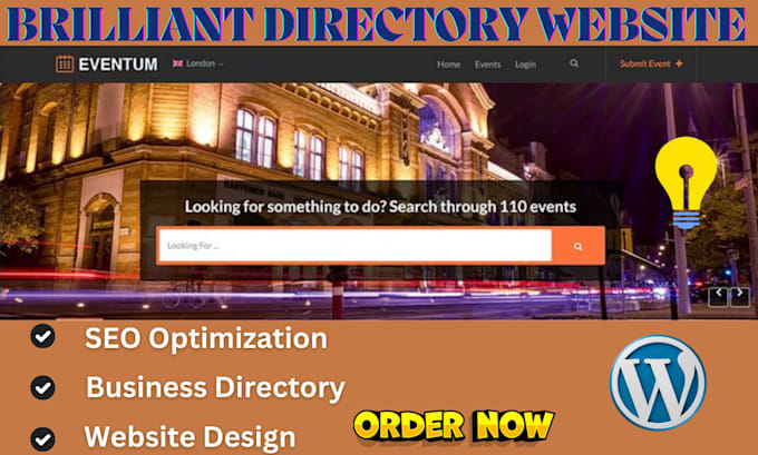 Gig Preview - Build brilliant directory website business directory website brilliant directory