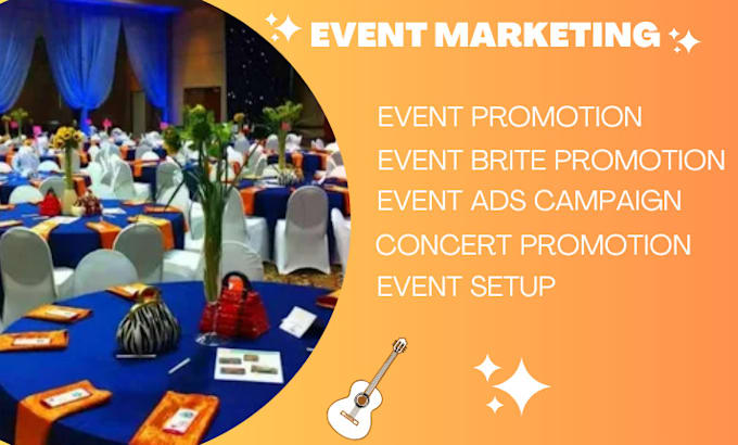 Gig Preview - Help you in setting up, promoting and marketing your event