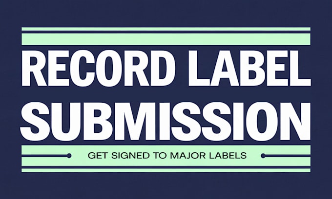 Bestseller - do record label submission, demo submission to record labels to get signed