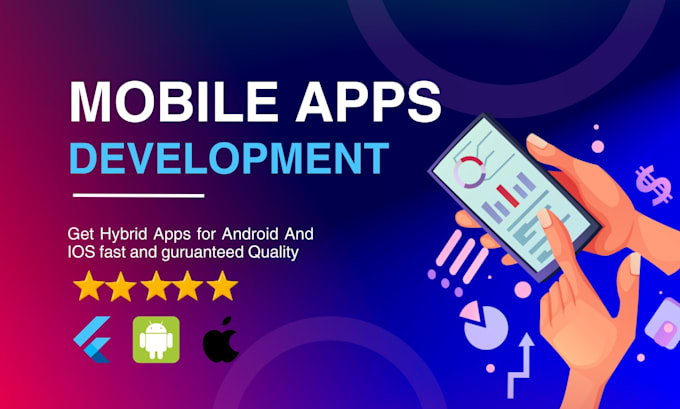 Gig Preview - Design hybrid mobile app development for ios and android platforms